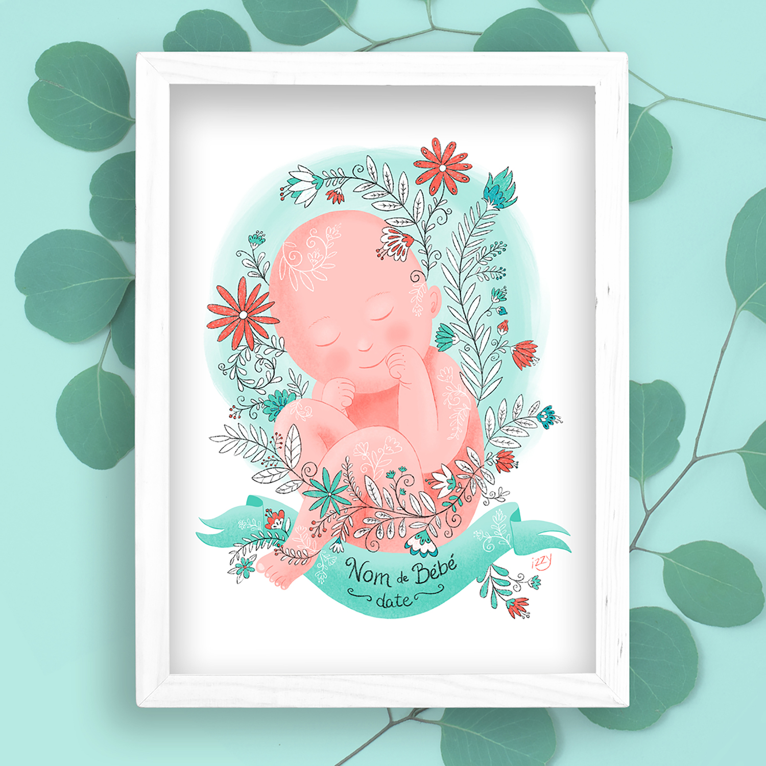 Illustration de bébé par Isabelle Charbonneau
