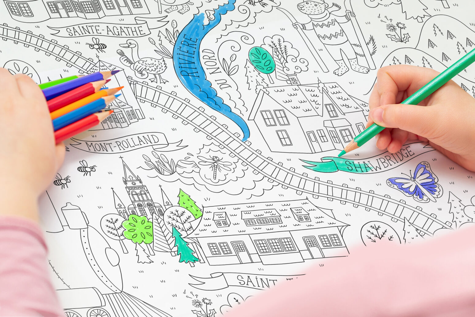 Coloriage géant - Isabelle Charbonneau illustrations