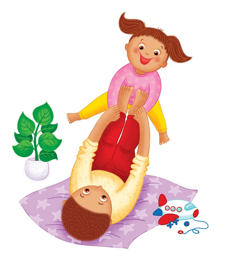 Livre de jeux parent-enfant paru chez Dominique et compagnie et illustré par Isabelle Charbonneau illustratrice