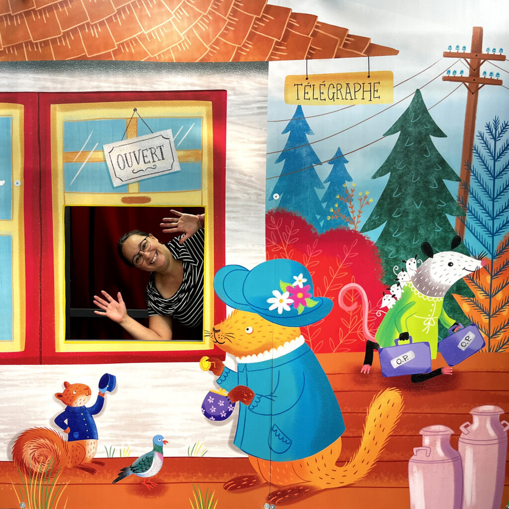 Exposition Le p'tit train du Nord - Isabelle Charbonneau illustrations